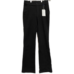 New I-Choosy Black Career Pants Womens sz 4 x‎ 32” Stretch Bootcut flare Capsule